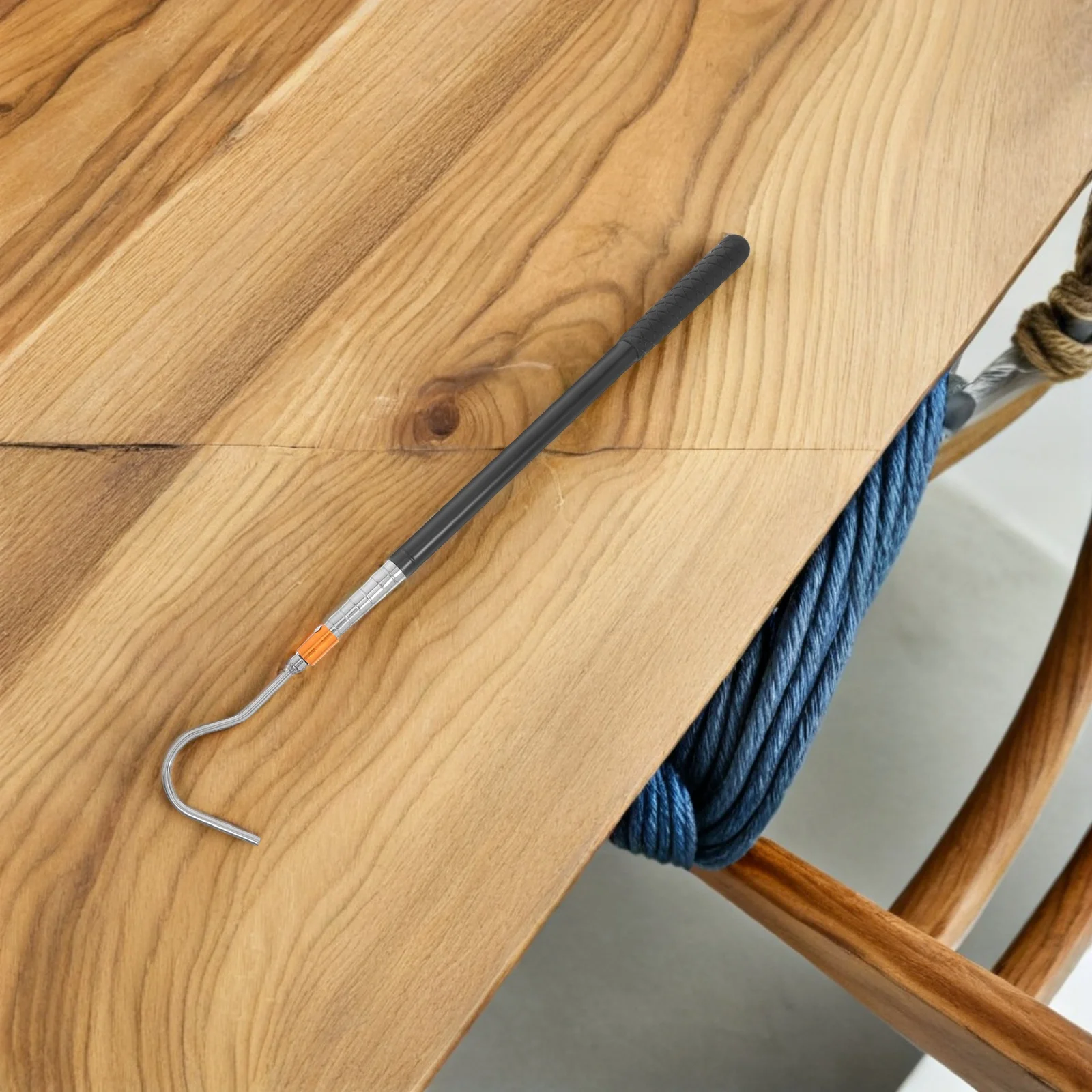 

Attic Pull Down Hook Stainless Steel Telescopic Rod Extendable for Loft Access Rv Awning Window Pull Down Ladder Tool