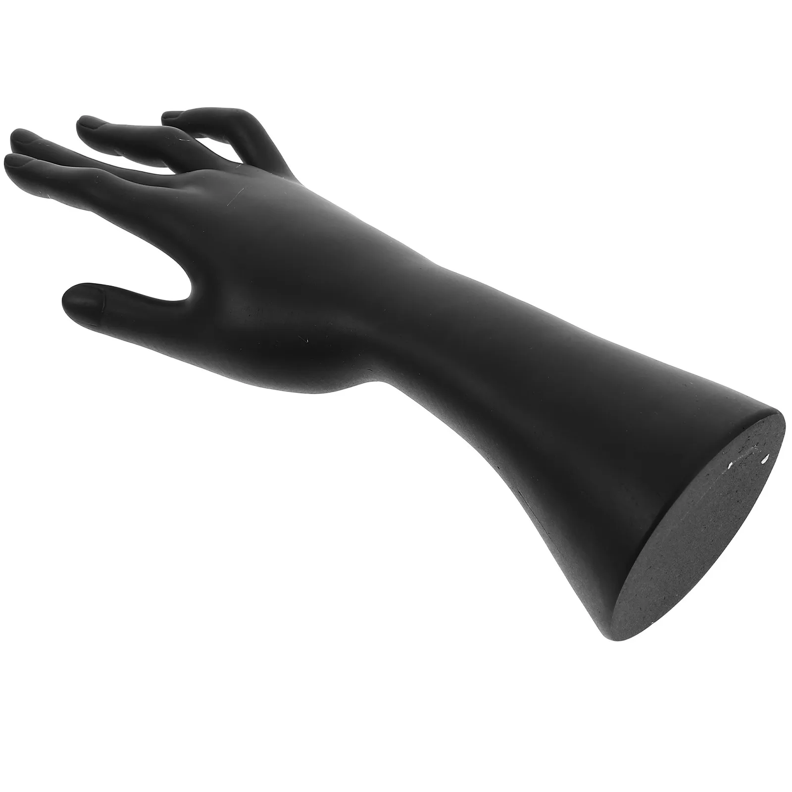 

Черная подставка-манекен для демонстрации ювелирных изделий: колец, браслетов, ожерелий. Элегантный, компактный, из смолы, для дома.