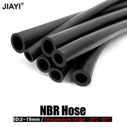 1/2/5M Black Rubber Hose ID2/3/4/5/6/7/8/910/11/12/14/16/18mm NBR Oil Resistant Tubing Rubber Flexible Soft Fuel Tank Pipe
