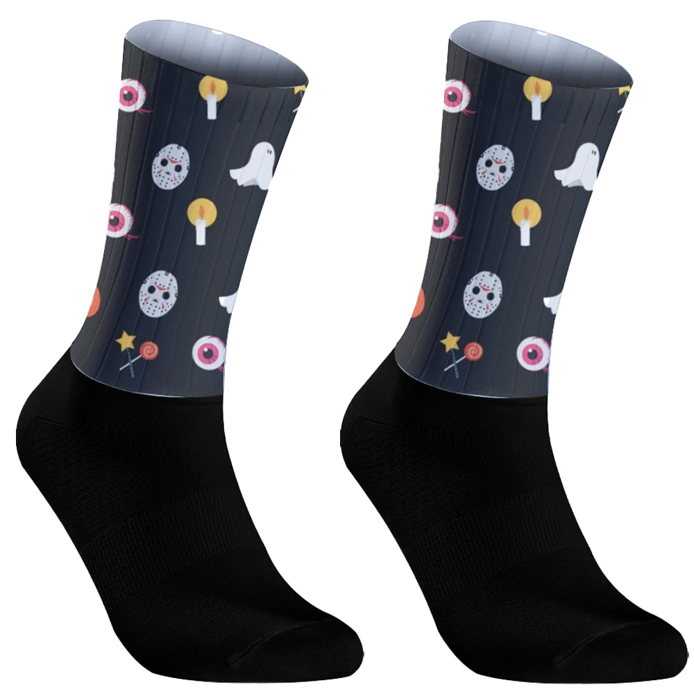 Meias de skate japonesas para casais, meias masculinas, europeias e halloween, novas, 1 pares