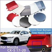 Tapa de cubierta de ojo de gancho de remolque de parachoques delantero y trasero automático para Mazda CX5, CX-5, KE, 2017, 2018, 2019, 2020, tapa de remolque, embellecedor pintado