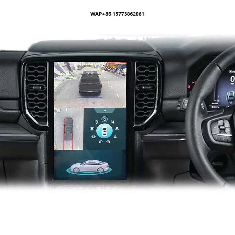 

360 Bird View 1080p Resolution Dash Cam Dynamic Trajectory for Ever3st 2019-2023 Sync3 Sync4 Car Black Box