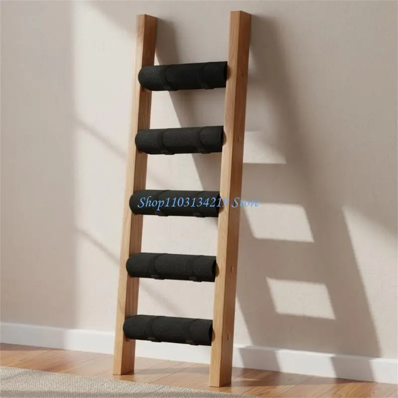 N5KC Childproof Bed Step Stool Ladder Pad Mat Cushion Adjustable Height Nonslip Grip