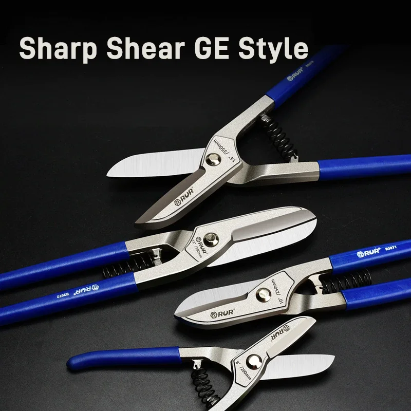 Metall Zinn Snip Schere Schere, 8/10/12 Zoll Heavy Duty Metall Aluminium Blechschneider Luftfahrt Schere Handwerkzeuge – Detail 5