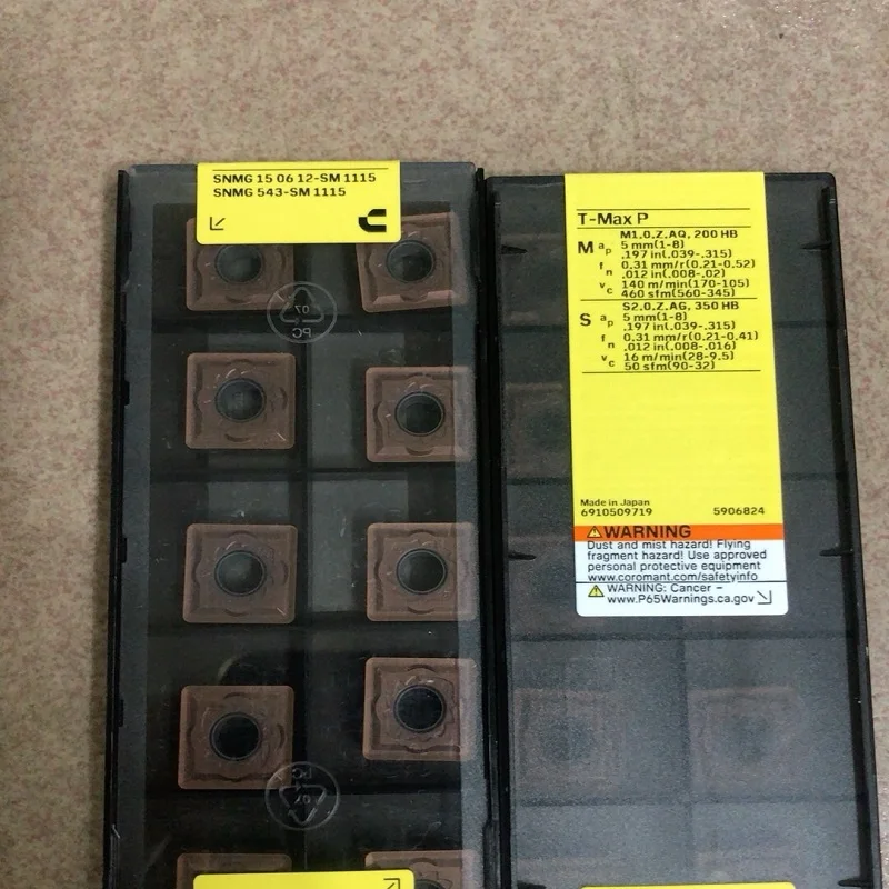

Hard alloy cutting blades SNMG150612-SM 1115