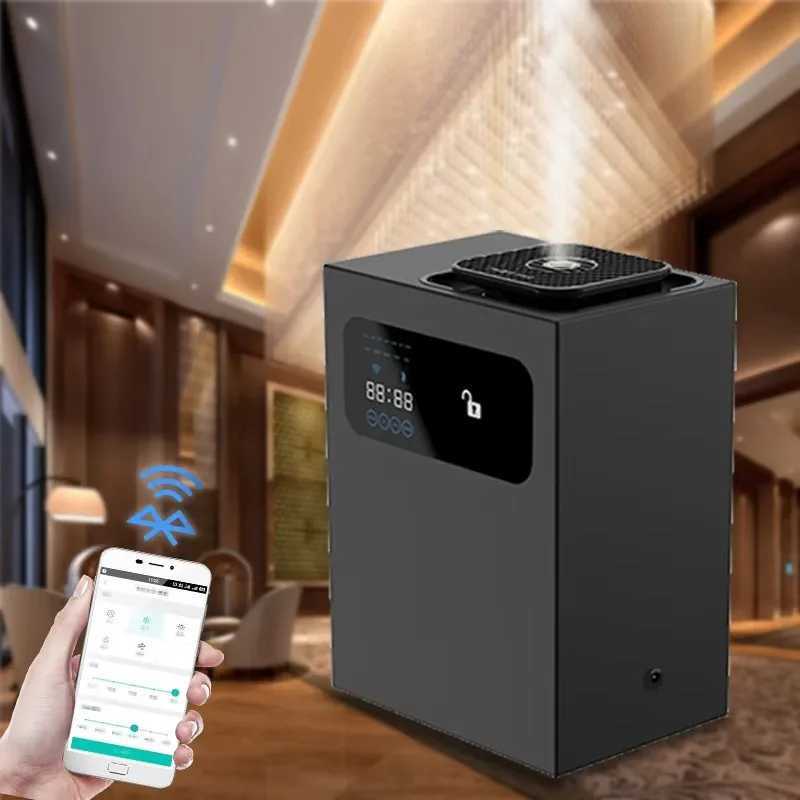 

Large Area Smart 1000ml Hvac Wall Mounted Essential Oil Machine Waterless Scent Diffuser For Commercial Hotel Use
