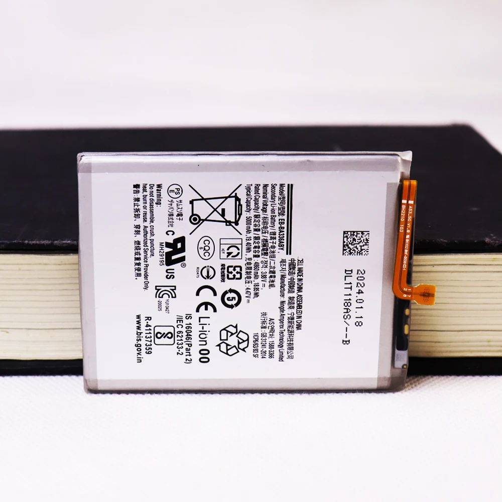 flash-sale 5000mAh Battery EB-BA336ABY Battery For Samsung Galaxy A33 A53 5G SM-A5360 A536+free tools image 5