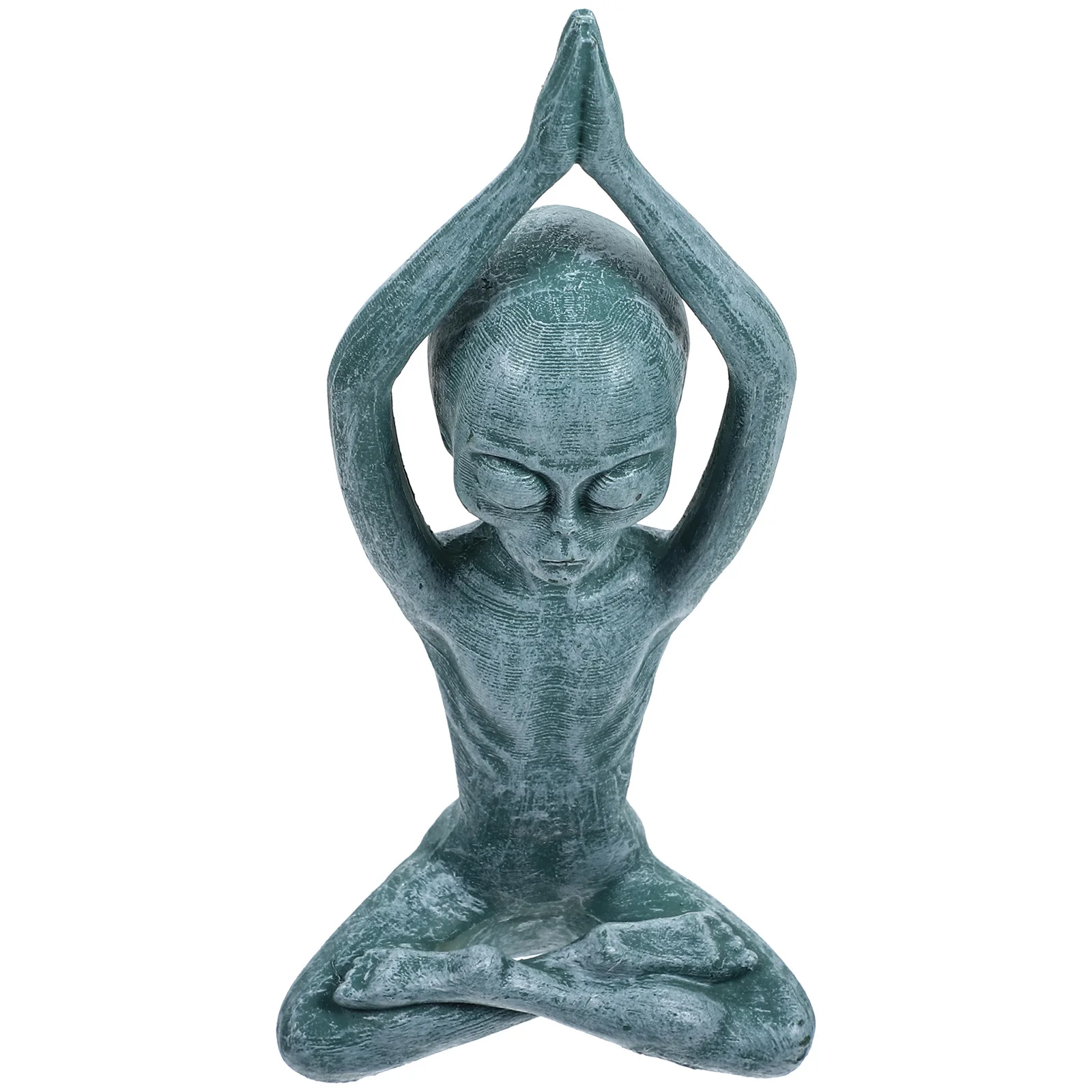 

1pc Yoga Pose Resin Desktop Statue For Home Office Bookshelf Decoration Table Ornament Unique Sculpture Funny Resin