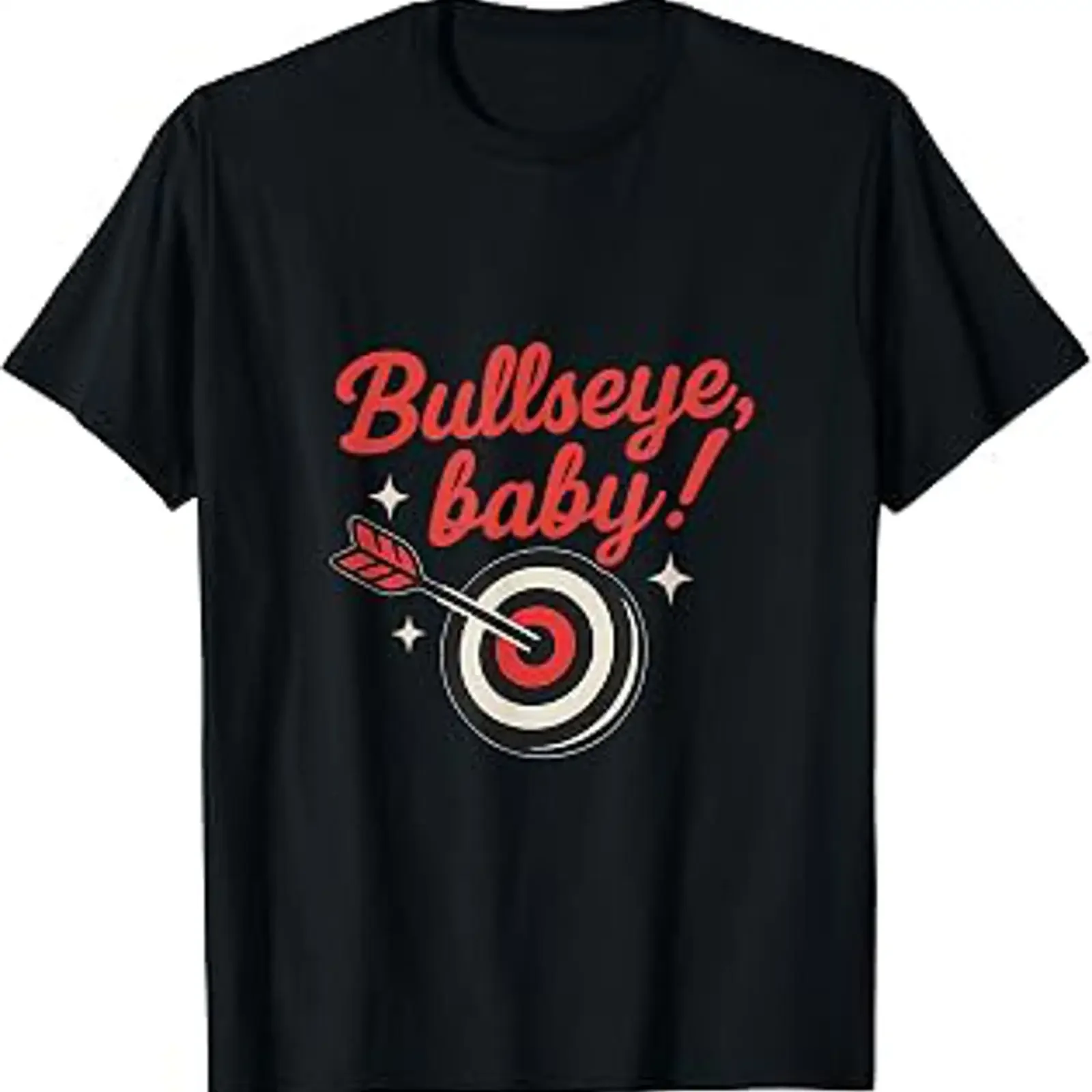 Bullseye Baby Archery Target Outdoor Fishing Hunting T Shirt vintage Washed Stretched fashion Top For Everyday Wear Unisex
