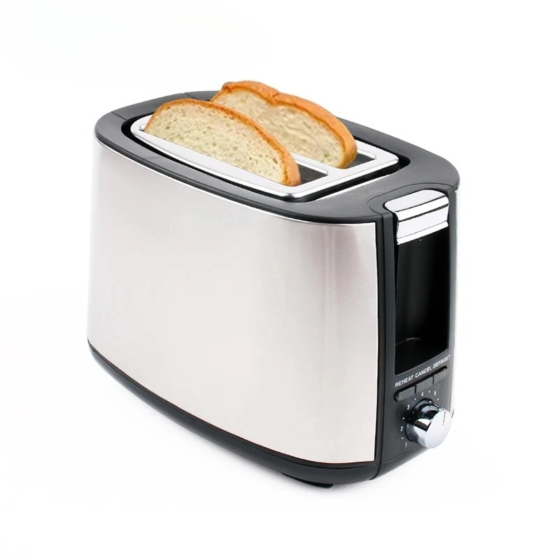For 110V/220V Electric Toaster Sandwich Maker Grill 2 Slices Slot Cooking Toast Oven Household Breakfast Baking Machine Heater