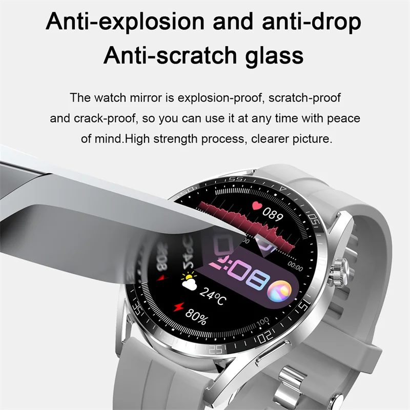 2023 New GT4 MAX smart watch NFC Voice Assistant 1.5-inch HD screen Heart rate Blood pressure GPS IP68 waterproof watch for men