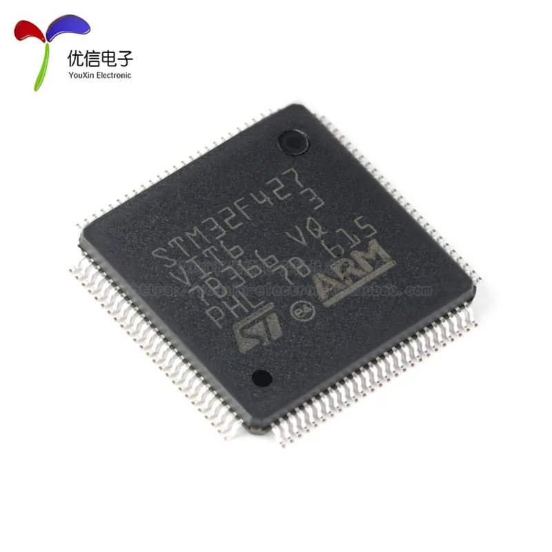 5PCS original authentic STM32F427VIT6 LQFP-100 ARM Cortex-M4 32-bit microcontroller MCU  