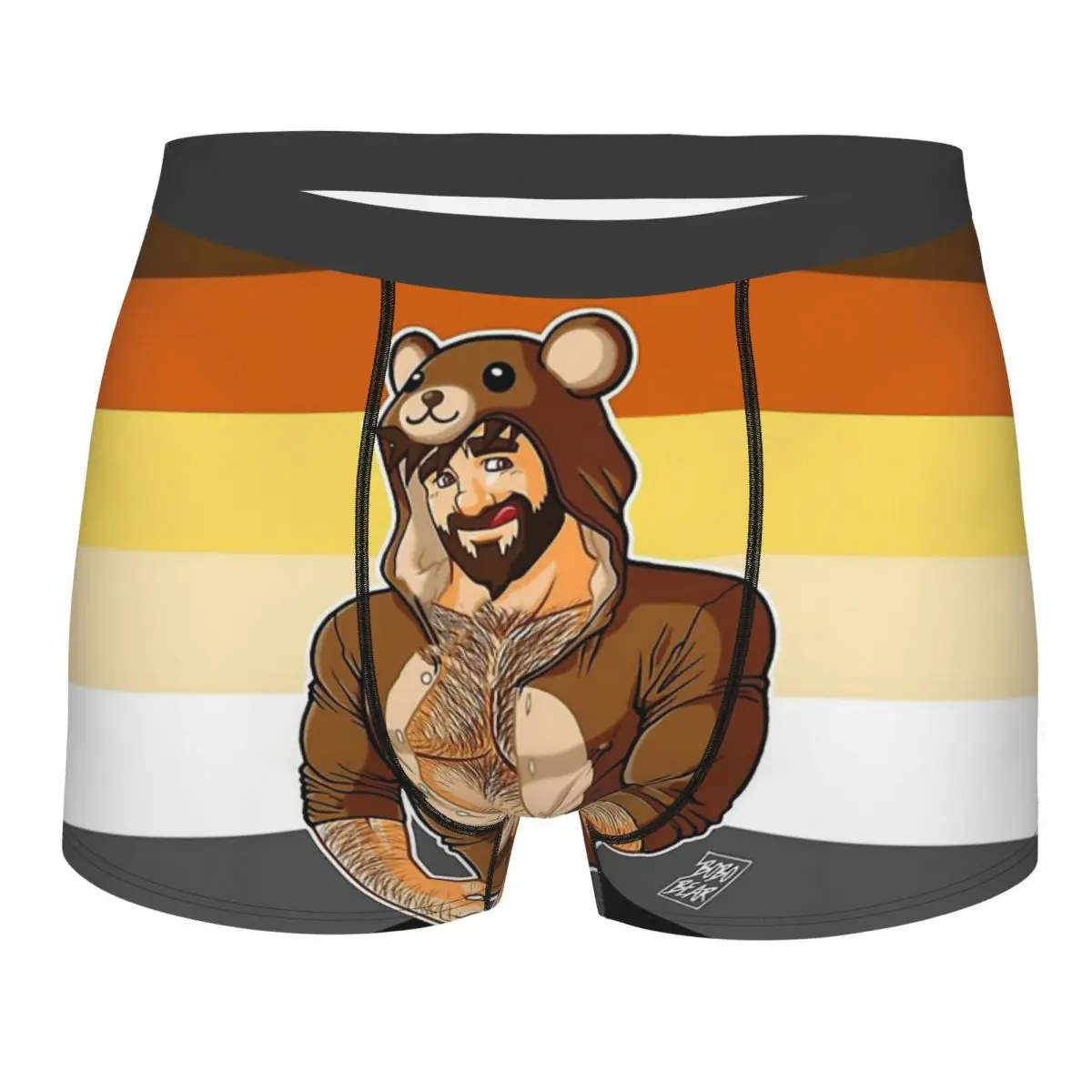 ADAM LIKES TEDDY BEARS BEAR PRIDE LGBT Sexual Minority Special Love Underpants Panties Men's Underwear Shorts Boxer Briefs