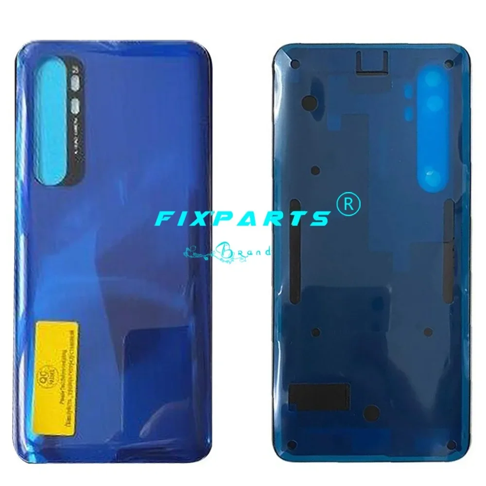 Pełna nowa dla Xiaomi Mi Note 10 Lite Tylna pokrywa Tylna obudowa Drzwi Obudowa Zamiennik dla Mi Note 10 Lite Pokrywa baterii z obiektywem