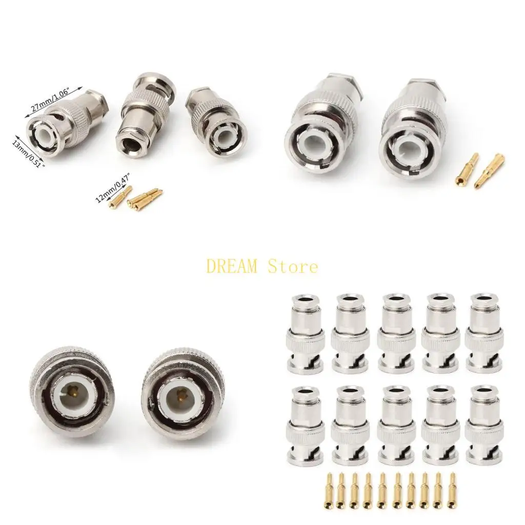 10PCS RG58 Bnc Male…