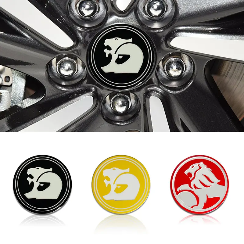 4Pcs/Lot 56.5mm Car Wheel Hub Center Caps Stickers For Holden Logo HSV Astra Commodore Captiva Cruze Accessories