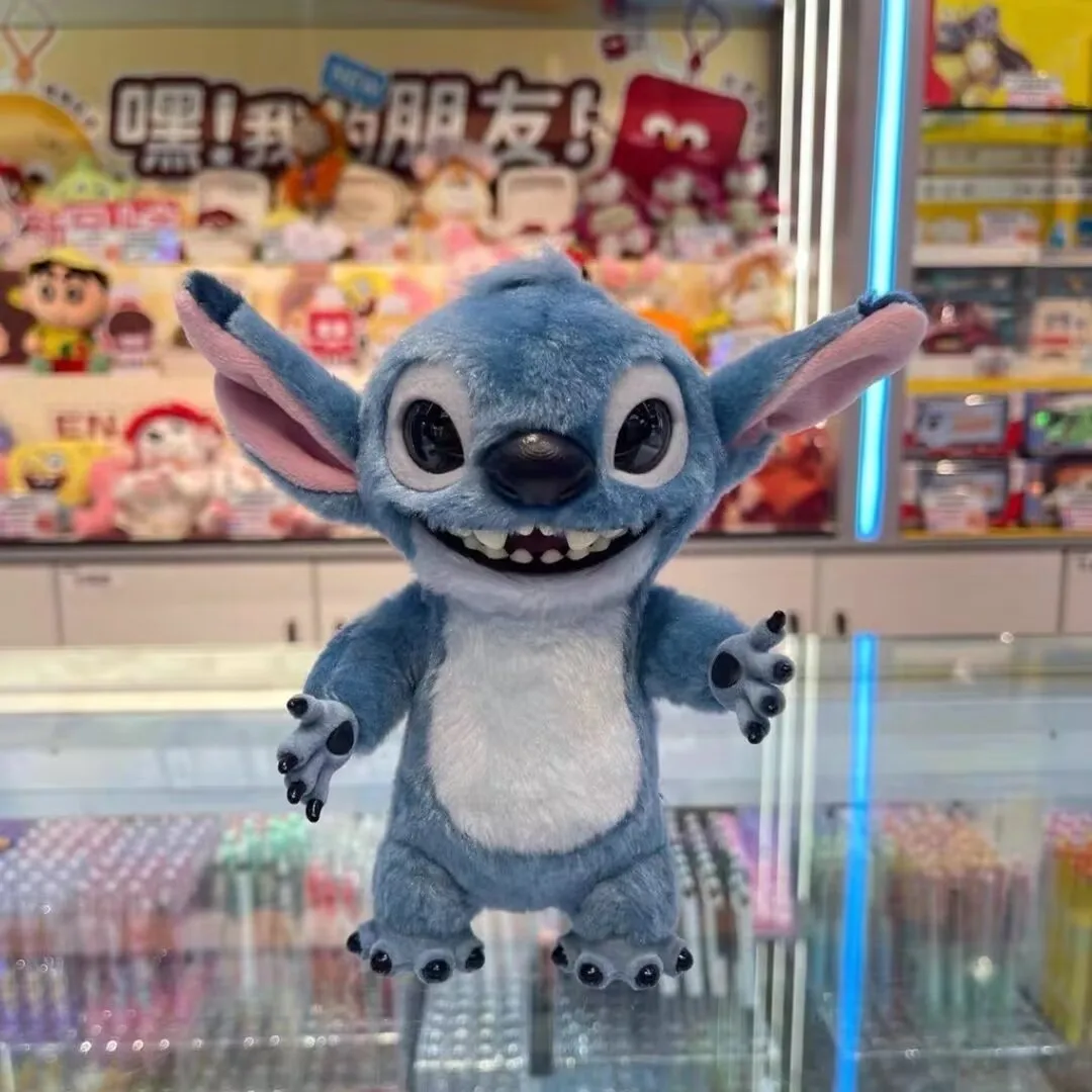 جديد حقيقي ديزني غرزة أفخم الشكل دمية 16 سنتيمتر Kawaii أنيمي غرزة ظهره قلادة دمية محشوة بلوشين المفاتيح هدية احتفالية #3