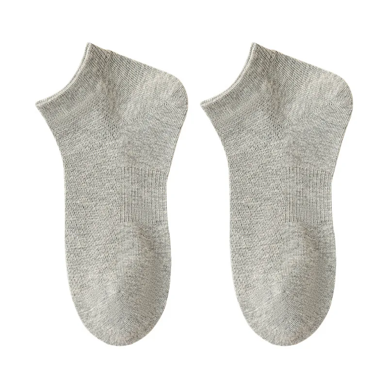 5Pair/Lot Gentleman Boys Boat Socks 95% Cotton Solid Color Spring Summer Fashion Young Student Business Casual Footwear