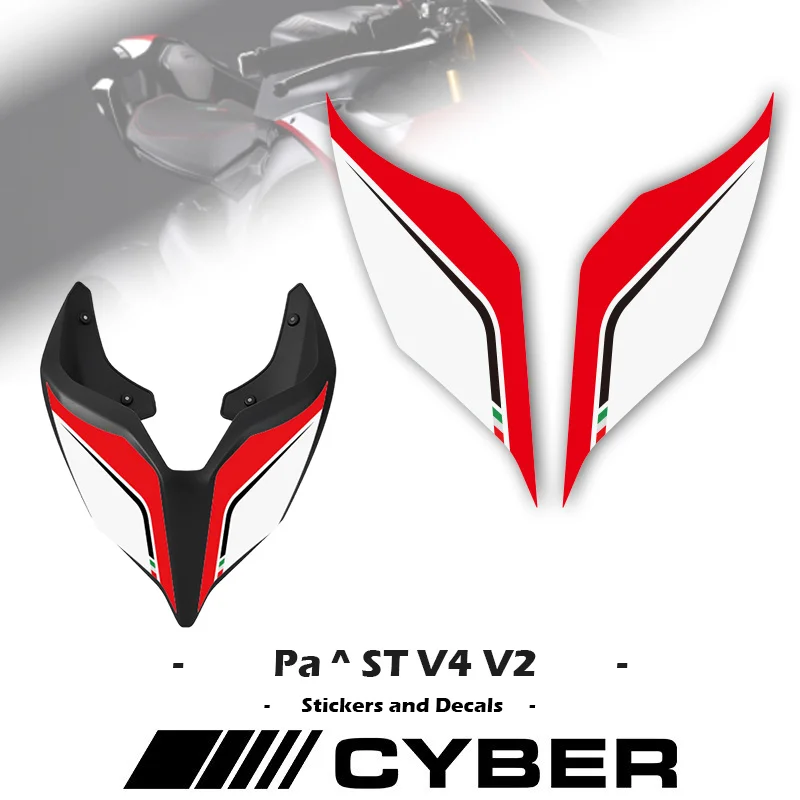 

New Motorcycle Rear Hump Fairing Shell Sticker Decal For Ducati Streetfighter V4 V4S Panigale V2 V4 V4R V4SP