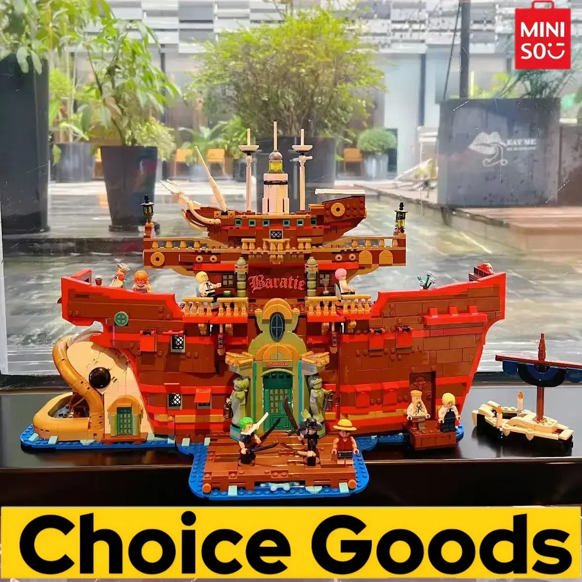 Floating restaurant building model