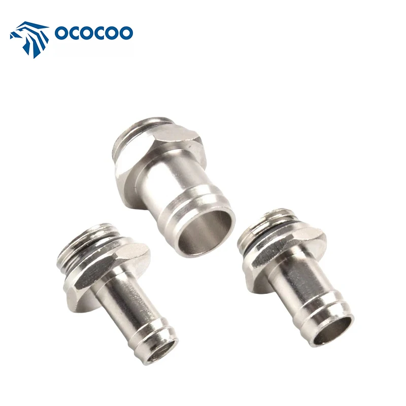 OCOCOO Hose Connector Suitable For Inside Diameter 6mm/8mm/10mm Hose Pipe G1/4 Split Pagoda PC Water Cooling Radiator Fitting