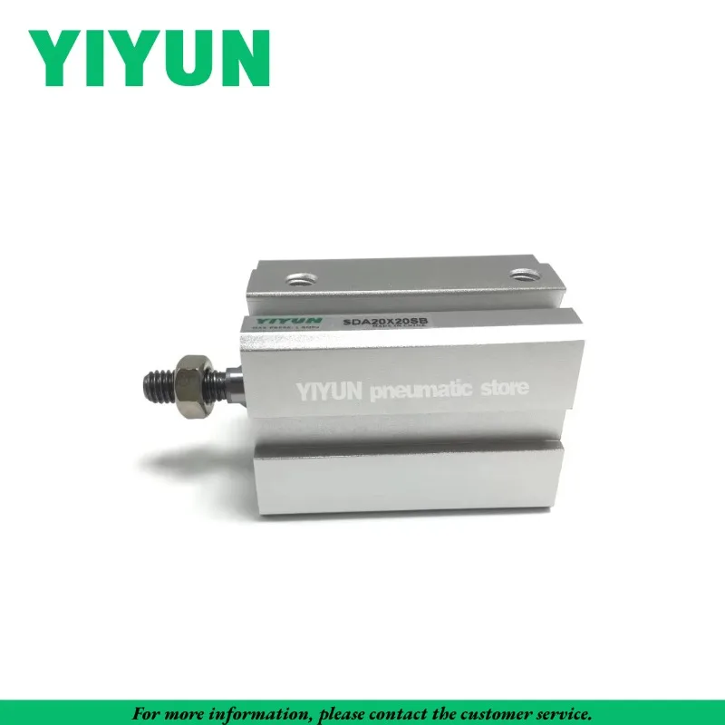 

SDA20X20S SDA20X20B SDA20X20SB SDA20X25S SDA20X25B SDA20X25SB SDA20X30S SDA20X30B SDA20X30SB YIYUN Pneumatic Compact Cylinder