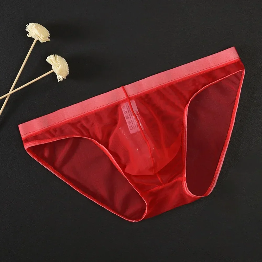 Underpant Short Thong Pants Briefs Provoking Men's See Through Mesh Briefs Pouch Underpants Ignite Your Passion!