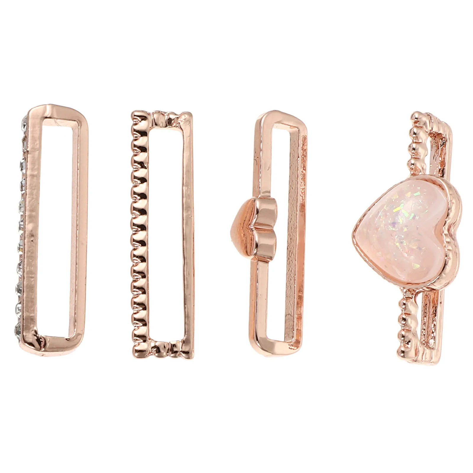 

Decorative Watch Band Charms for Women Heart Shaped Strap Accessories Fashion Jewelry Ring Holder Stylish Ornament Bands