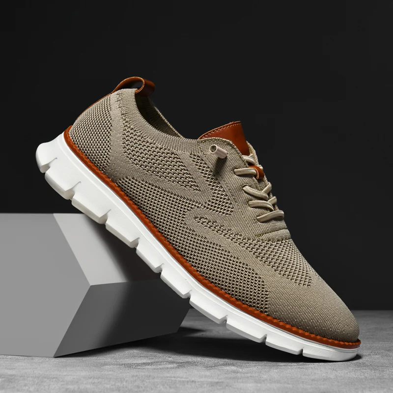 

Plus size men's shoes40-48 Positive Code Fashion Casual Shoes Versatile Walking Shoes Gray khaki black