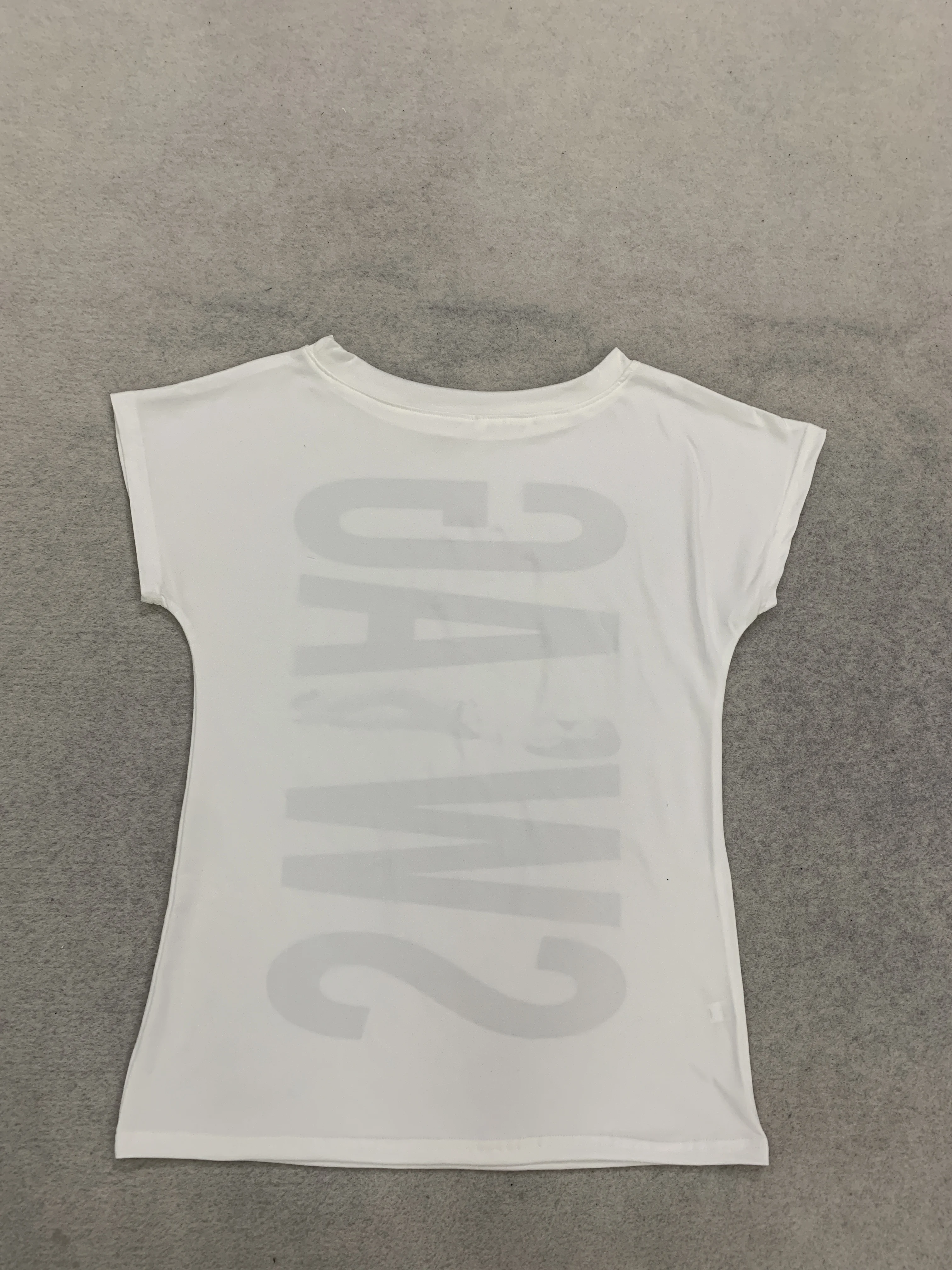 Damen Off-Shoulder Kurzarm-T-Shirt mit Retro-Print, Y2K-Grunge-Street-Dekoration und lässigem Sommermuster-T-Shirt – Detail 7