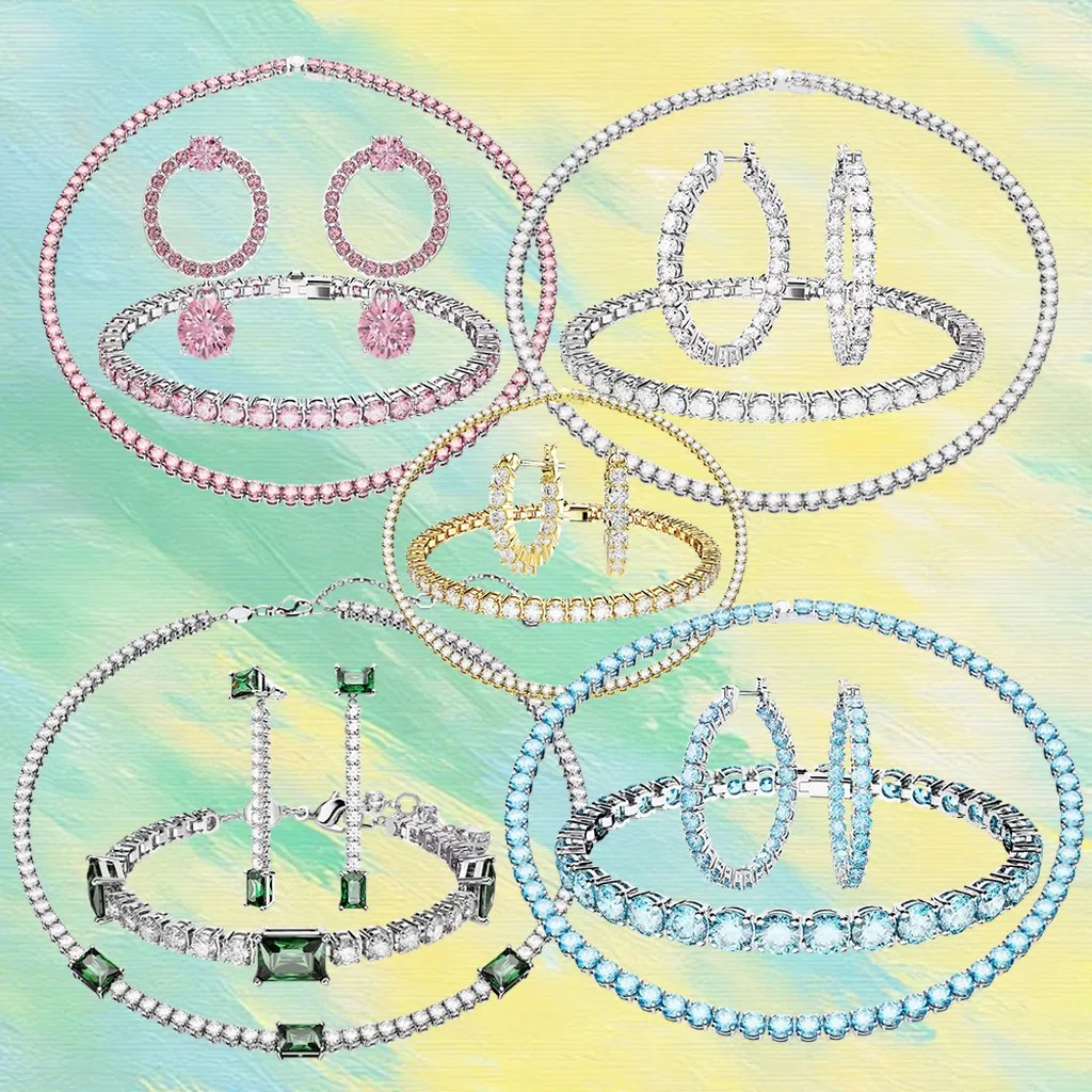 2026 New Arrival Sparkling Zirconia Set for Ladies:Date Night Glow Romantic Gift