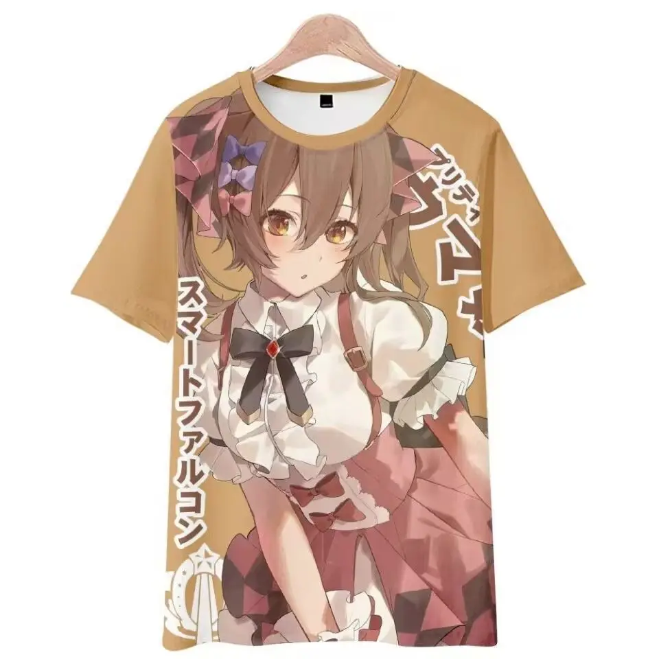 New Jockey Anime T-Shirt Top Y2k Top Men and Women Kawaii Graphic Digital Printing Oversized T Shirt Polyester Material Clothing