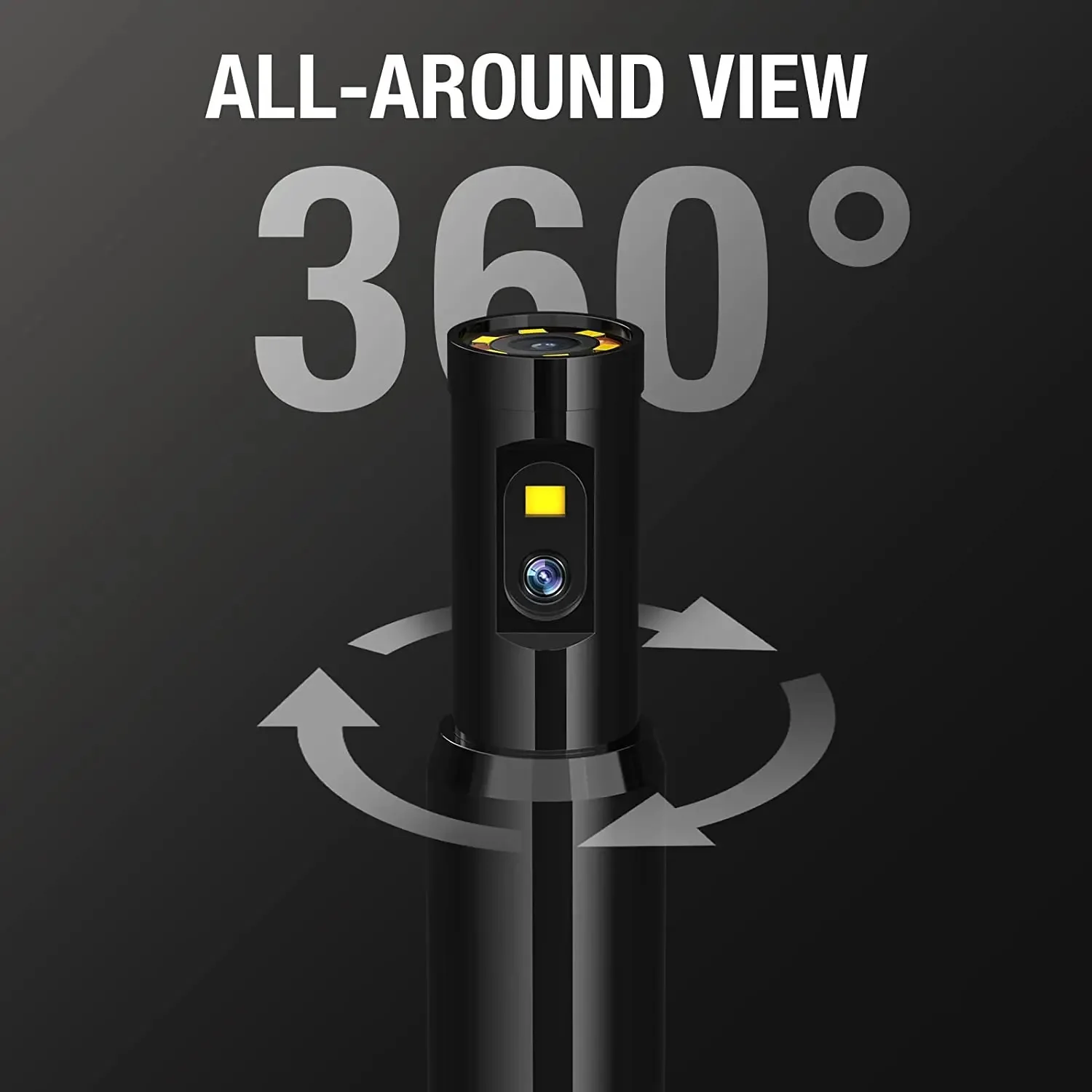Imagem -03 - Câmera Endoscópio de Tela Nts300 Boroscópio Lente Dupla Sonda de Rotação de 360 ° hd 1080p 5
