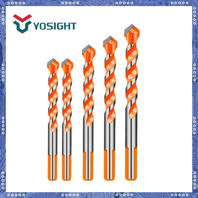 Heavy Duty Electric Drill for Concrete, Aluminum Glass, Brick, Tile, Marble, Alloy Steel with YG6X Concrete Drill Bit