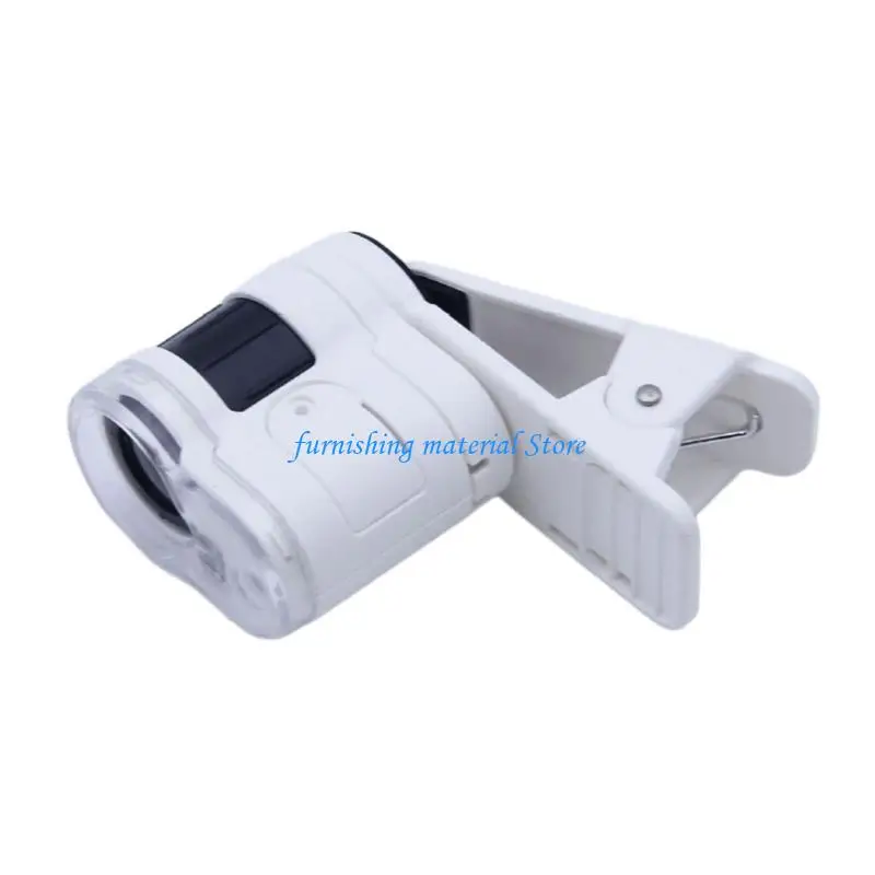 

Y5GD Professional 60X Magnifier With Light & Bright LED Abs Handheld Enlarger With Light for Stamps Coin Jewelry Analysis