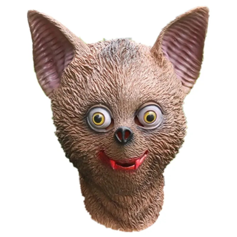 Cat Mask, Halloween Animal Mask Scary, Adult Cosplay Mask, Full Head Latex Mask, Devil Party Costumes Props