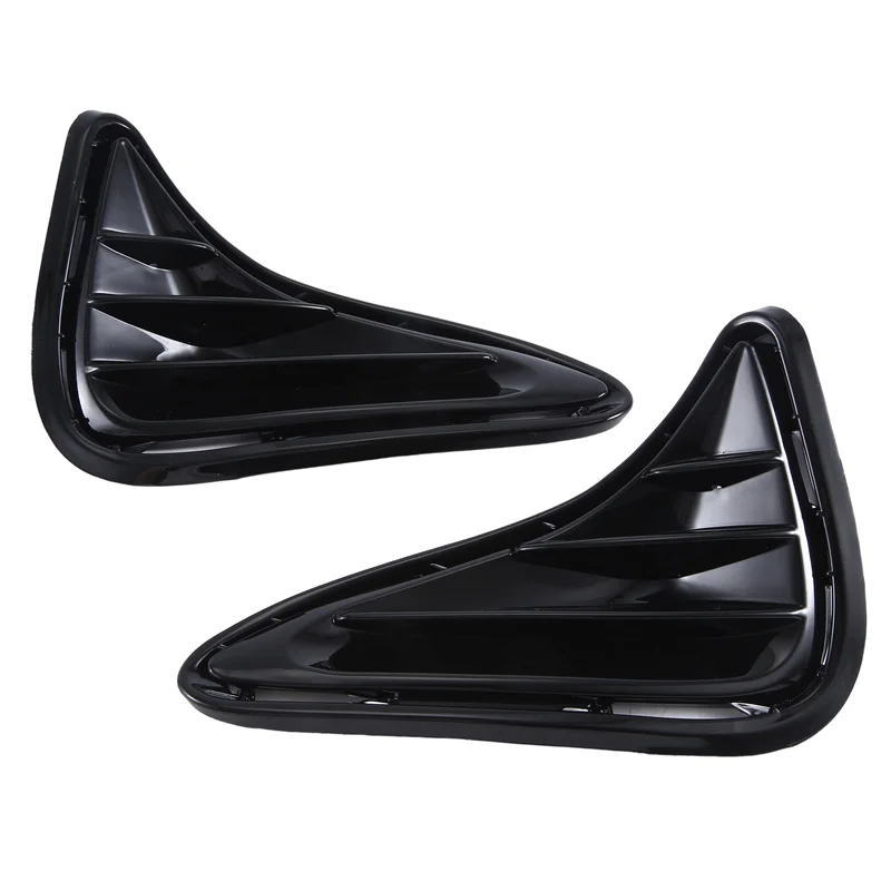 AEA7-1Pair carro luz de nevoeiro lâmpada pára-choques capa moldura (lh + rh) 81481-02400 81481-02410 para toyota corolla le xle eco 2017 2018 2019