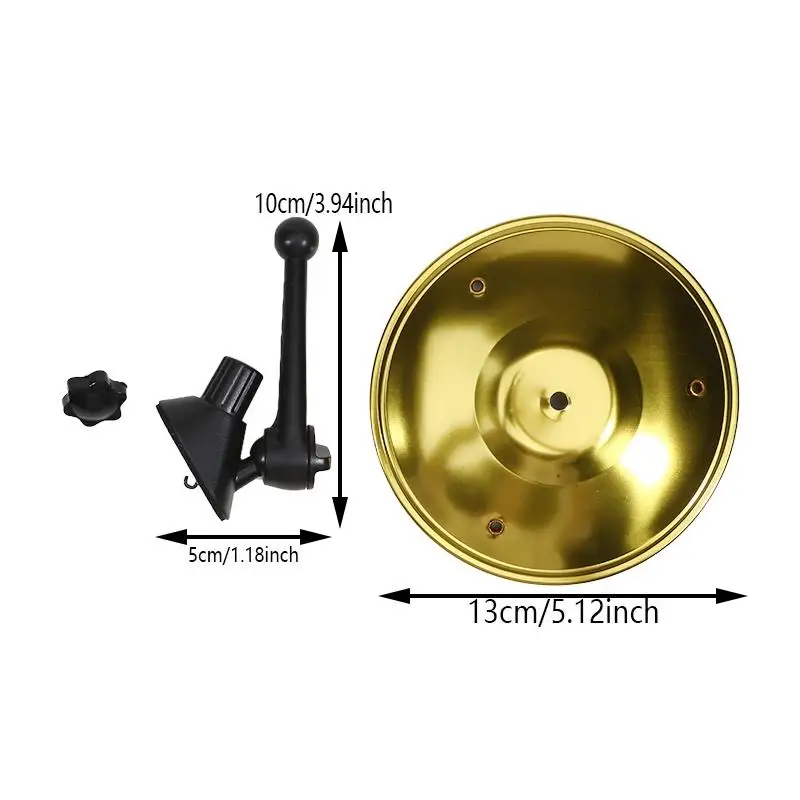 Car Air Outlet Tapping Cymbal 360° Adjustment Car Decoration Vocal Ornament Air Outlets Suitable For Various Models