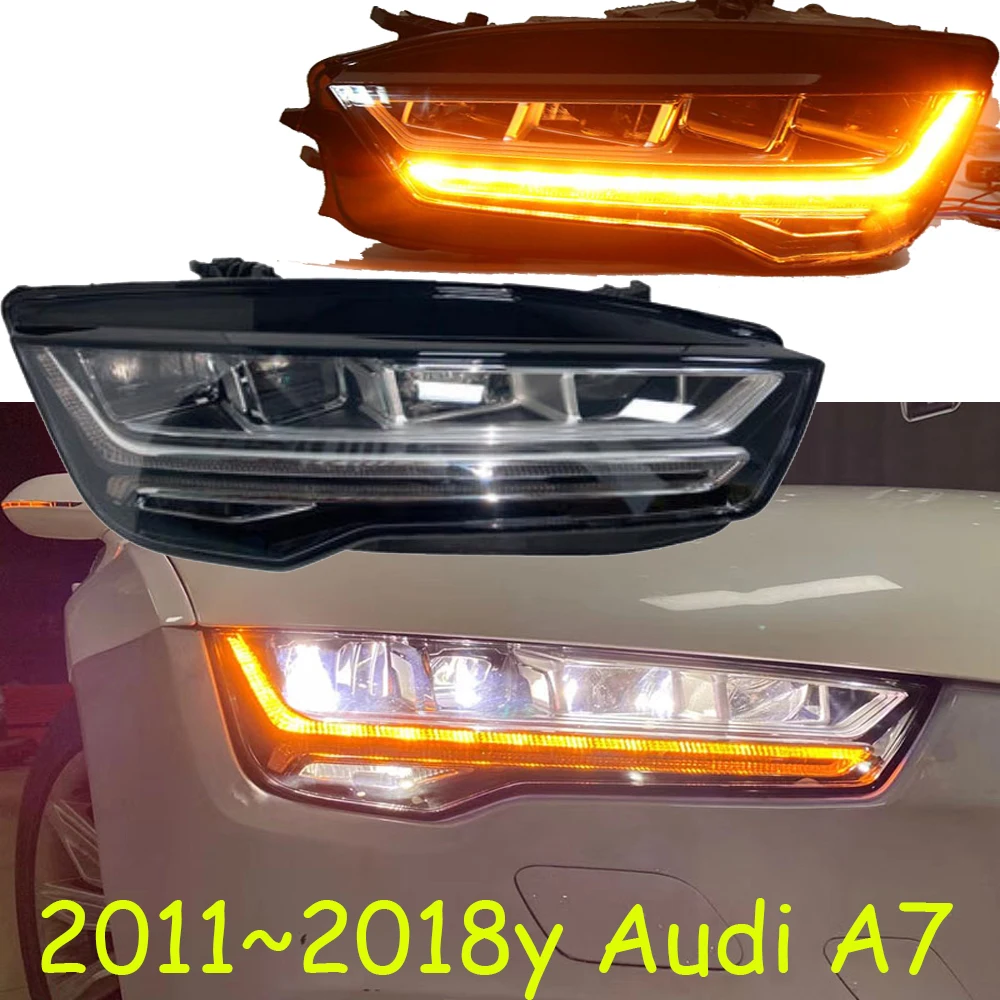 

1pcs car bumper headlamp for Audi A7 headlight 2011~2018y ALL IN LED car accessories for Audi A7 fog light