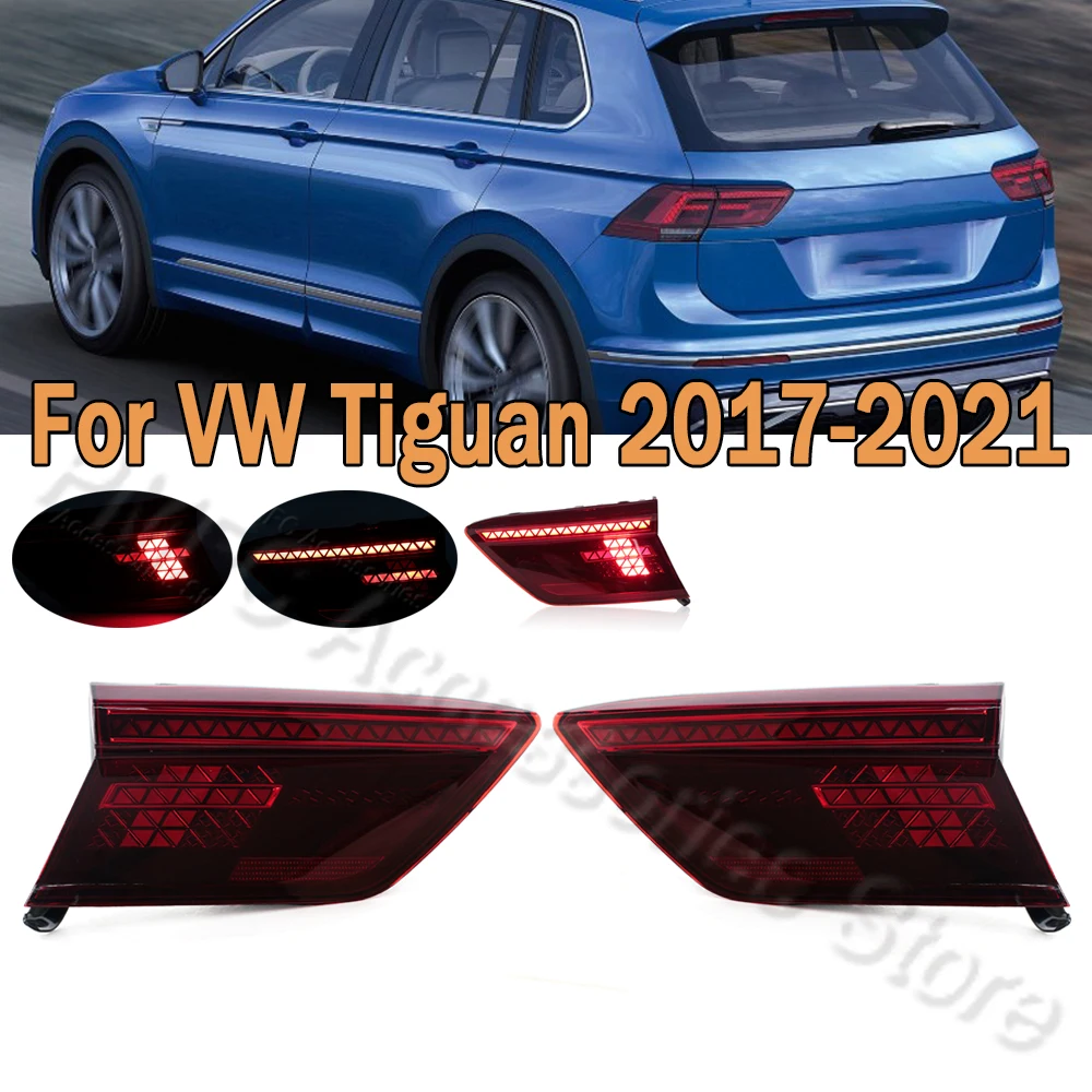 

Inside Rear Bumper Tail Light Turn Signal Light Brake Light Tail Lamp 5NN945093 5NN945094 For VW Tiguan 2017 2018 2019 2020 2021