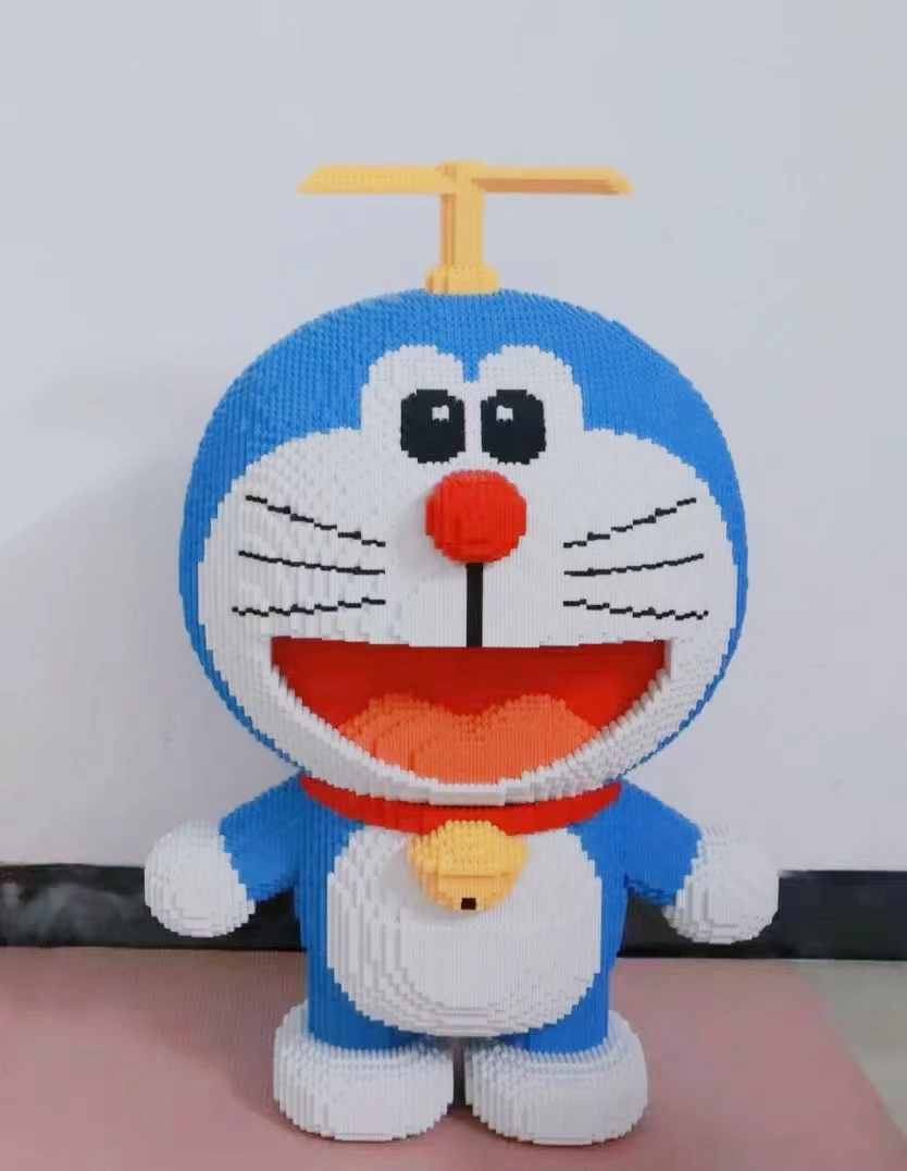 

High difficulty 80000 particle super large Doraemon assembly building blocks puzzle assembly three-dimensional model ornament