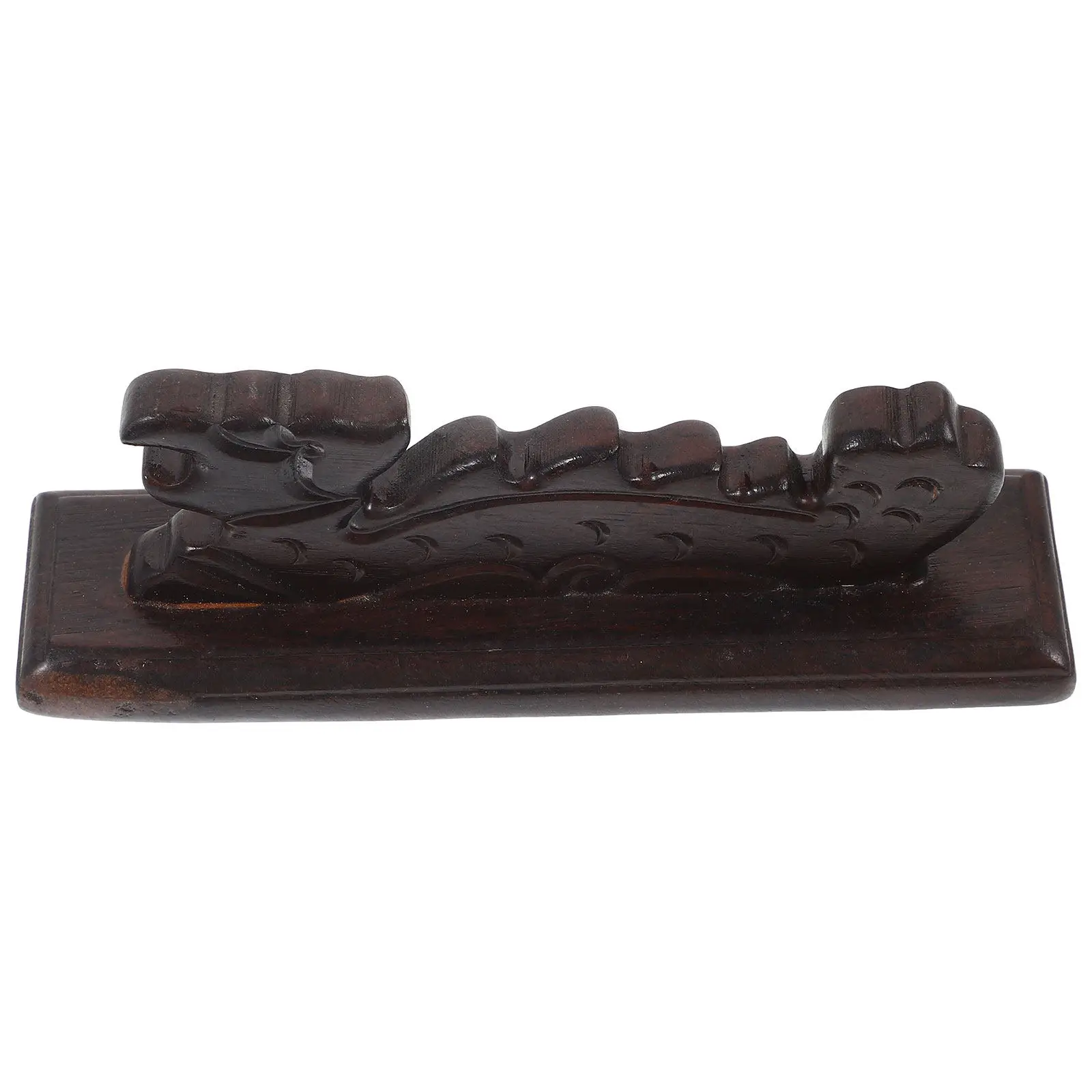 

Ebony Pen Mountain Chinese Calligraphy Brush Holder Storage Rack For Ink Painting Writing Study Room Decor