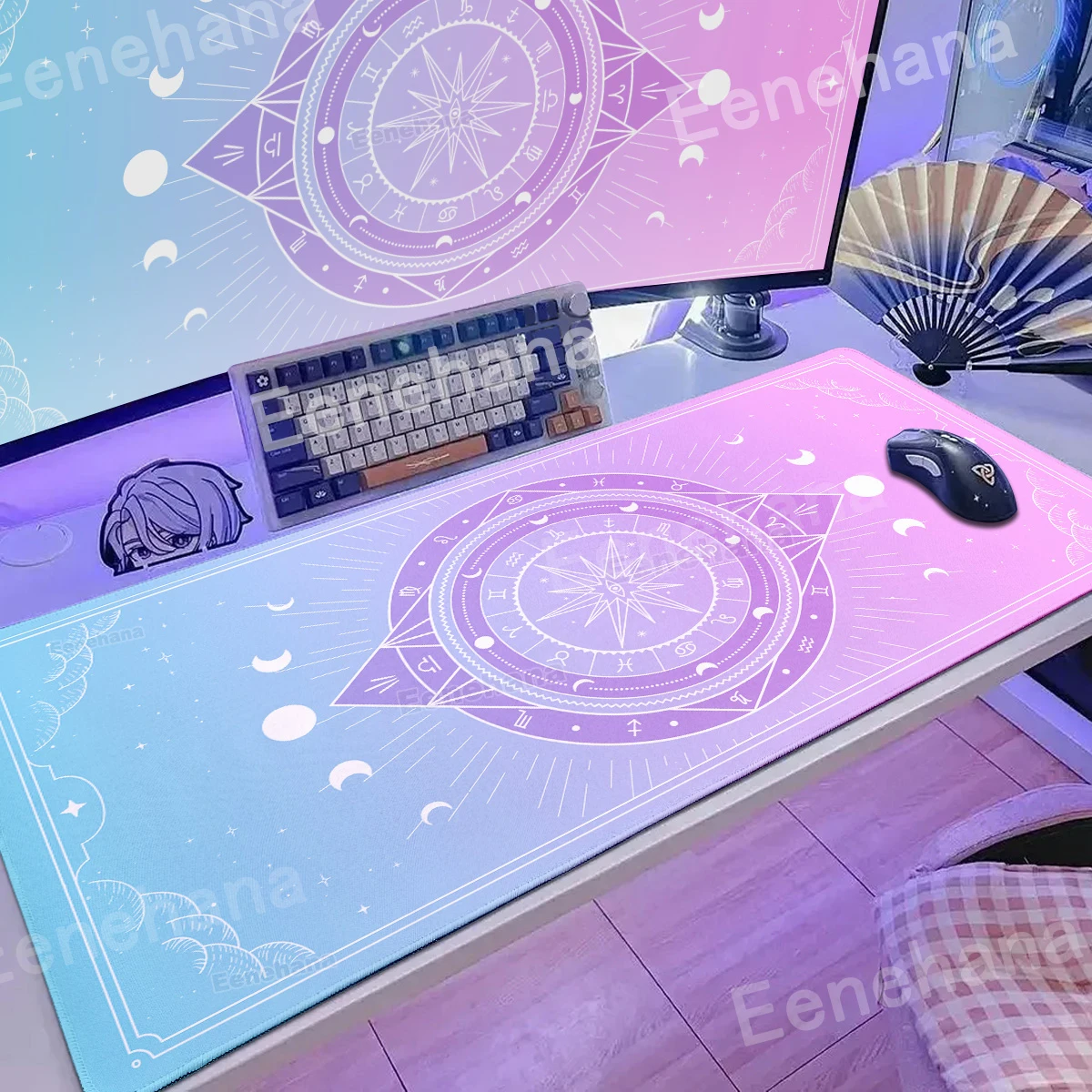 XXL Moon Card Mouse Pad Keyboa - Gaming Keyboard Brand avis et prix