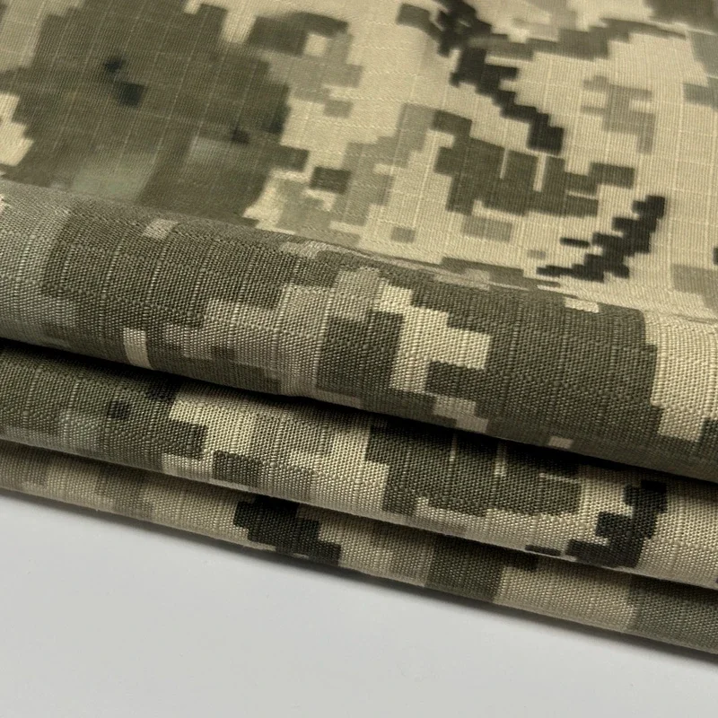 Polyester Cotton Ukraine MM14 Camouflage Fabric Wear-resistant Plaid Cloth Tactical Camo Suits DIY