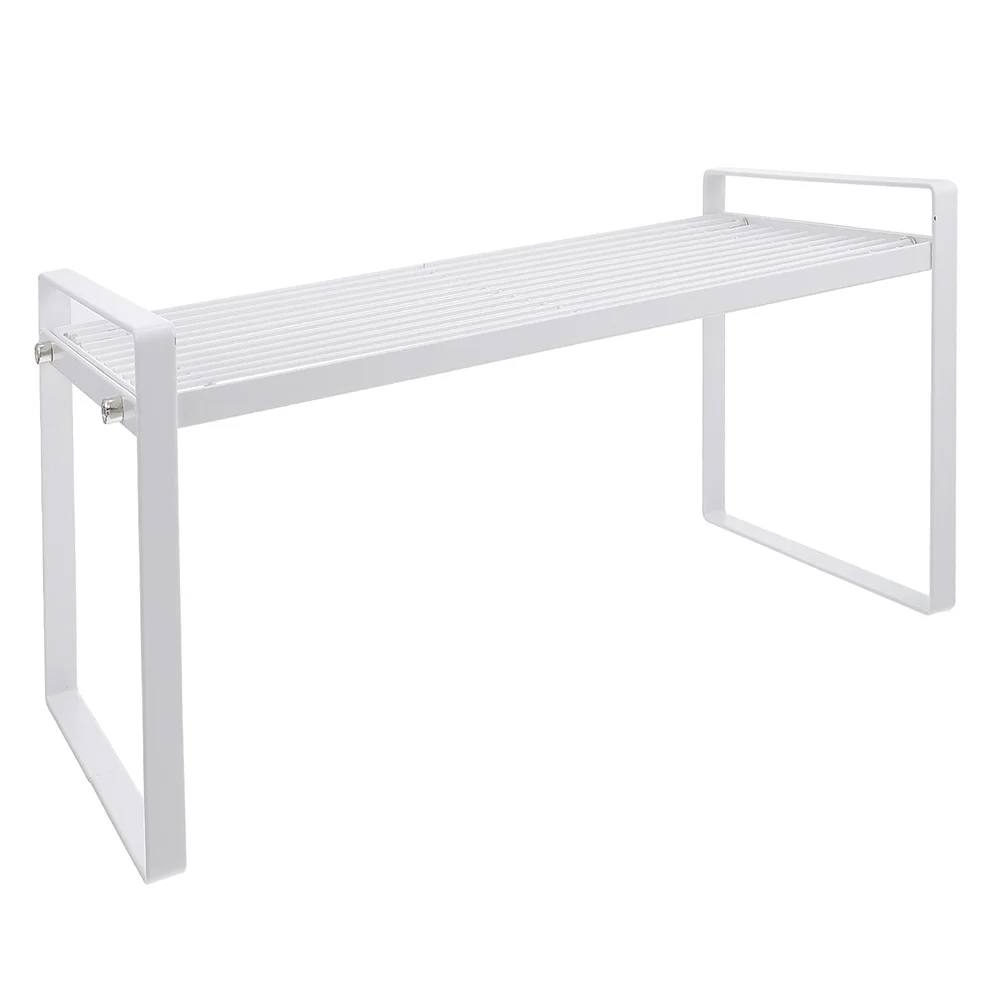 

Raised Storage Rack Iron Kitchen Organizer Shelf Organizer for Spices Seasoning Bottles Bathroom Bedroom Living Room