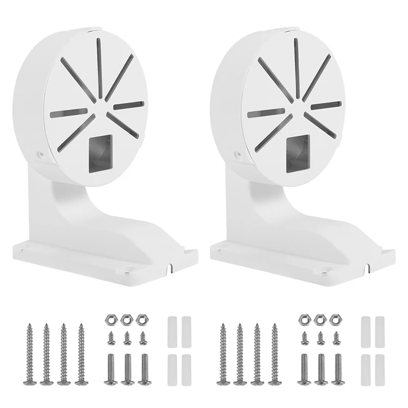 

AA08-Security Camera Mount Bracket,ABS Indoor Outdoor Wall Mount L-Type Bracket For CCTV Security Dome IP Camera Mounting