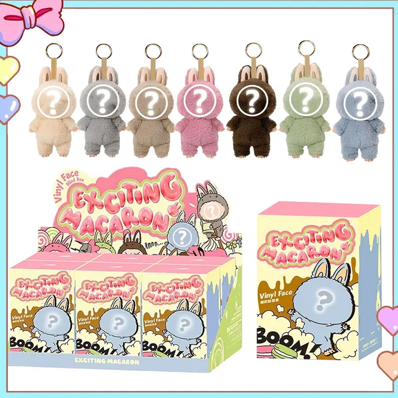 keeppley The Monsters Blind Box Exciting Macarons Big Into Energy Have Seat Vinyl Figure Cute Collectible Gift Party Decoration