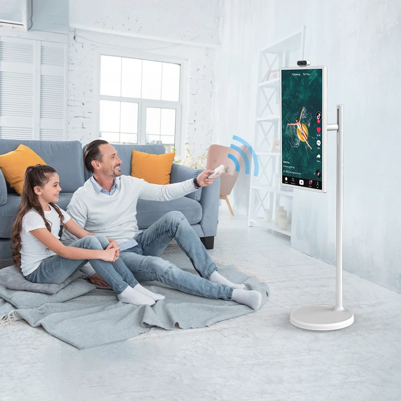 2025 تصميم جديد محمول تلفزيون ذكي Tik Tok WiFi6 RK3588S2 برنامج لافتات رقمية عالية الأداء جهاز لوحي محمول يعمل بنظام أندرويد