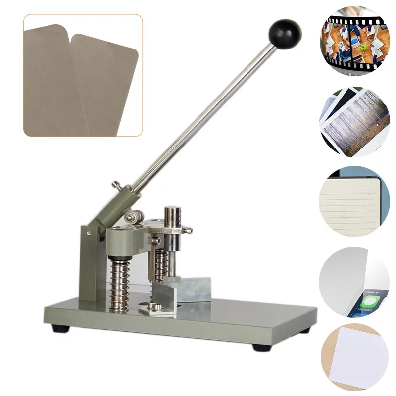 Corner Rounder Cutter Machine R6 R10 Corner Die Cutter Paper Holding Device Height Heavy Duty for Printing Packaging Industry