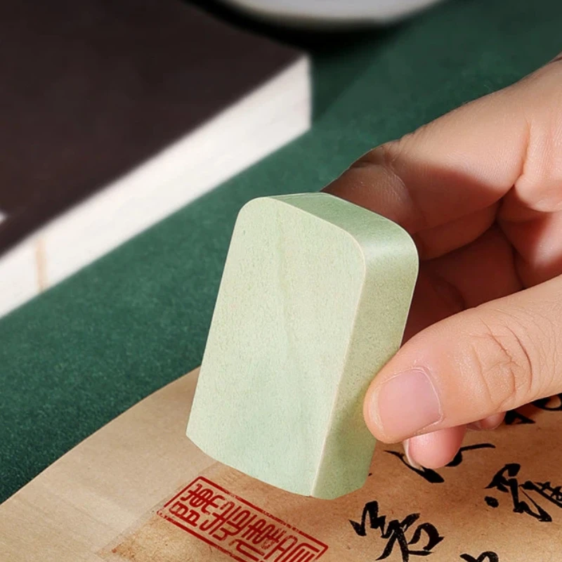 Natural Stone Customized Personal Seal Portable Rectangular Chinese Style Name Stamp Hard Pen Calligraphy Painting English Stamp